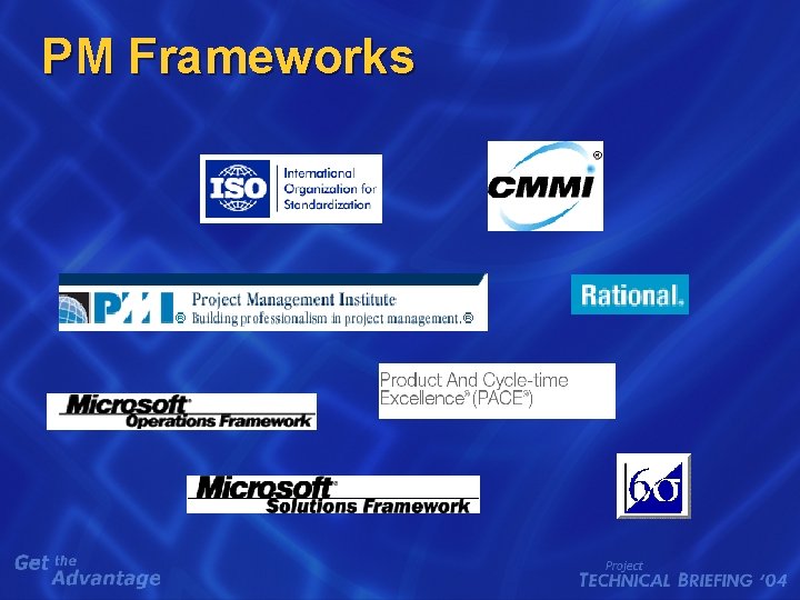 PM Frameworks PM Frameworks