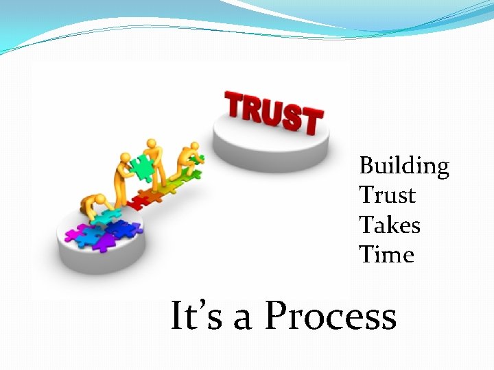 Building Trust Takes Time It’s a Process 