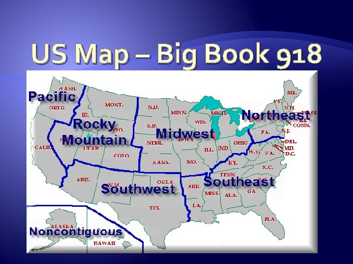 US Map – Big Book 918 