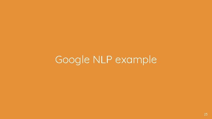 Google NLP example 25 