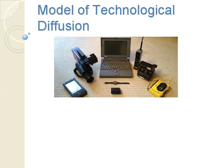 Model of Technological Diffusion 