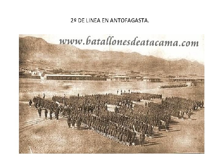 2º DE LINEA EN ANTOFAGASTA. 2º DE LINEA EN ANTOFAGASTA.