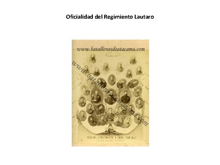 Oficialidad del Regimiento Lautaro Oficialidad del Regimiento Lautaro