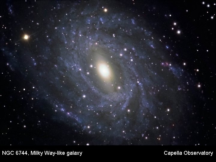 NGC 6744, Milky Way-like galaxy Capella Observatory 