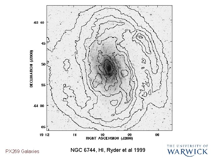 PX 269 Galaxies NGC 6744, HI, Ryder et al 1999 