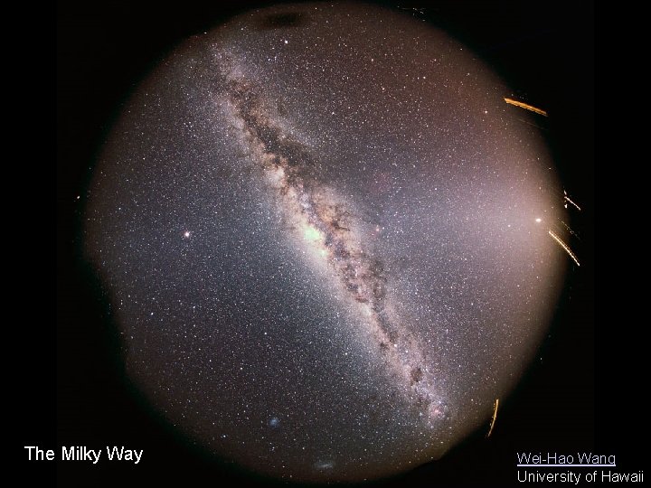 The Milky Way PX 269 Galaxies Wei-Hao Wang University of Hawaii 