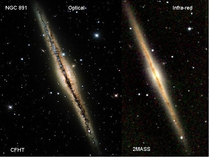 NGC 891 CFHT PX 269 Galaxies Optical Infra-red 2 MASS 