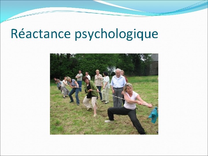 Réactance psychologique 