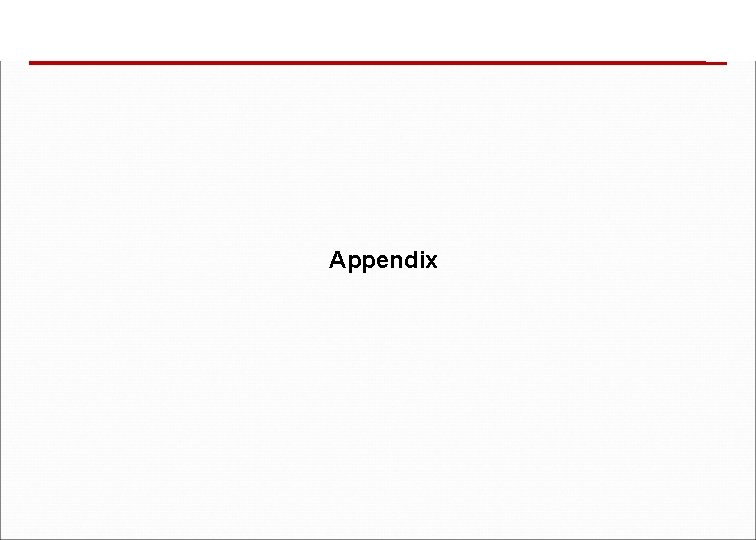 Appendix 