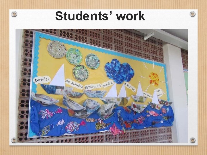 Students’ work 