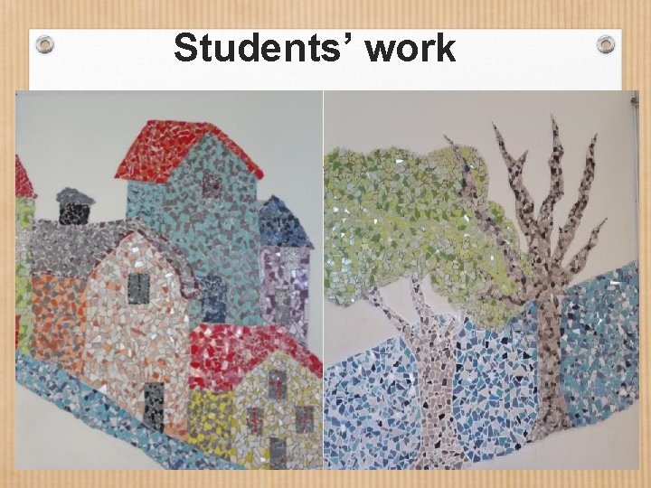 Students’ work 