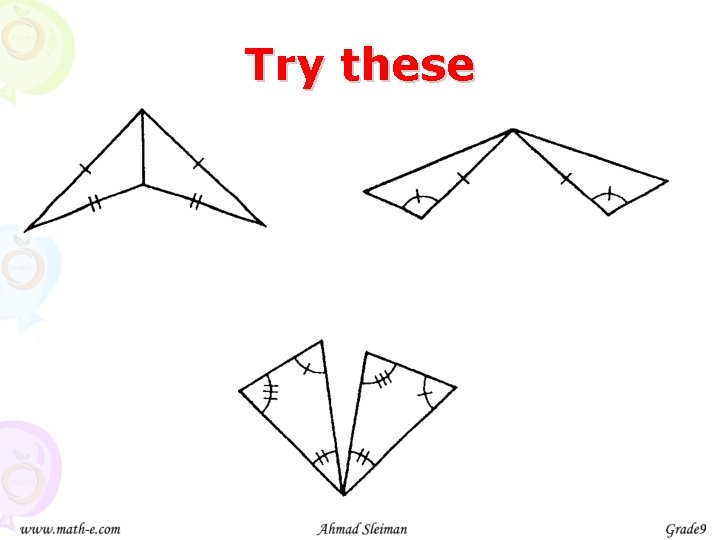 Try these 