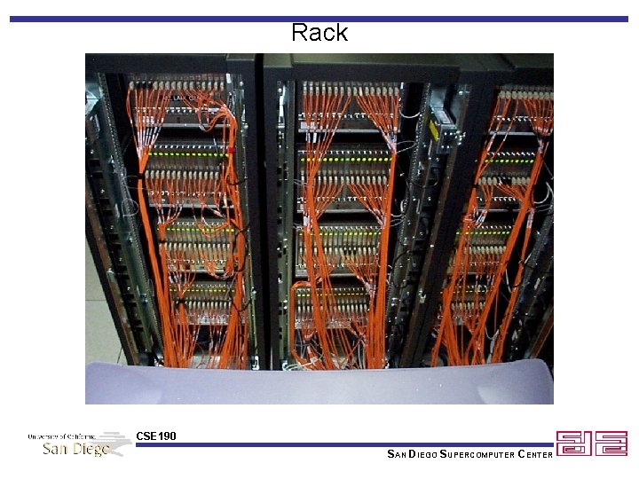 Rack CSE 190 SAN DIEGO SUPERCOMPUTER CENTER 