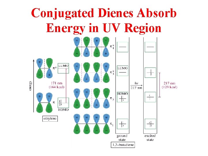 Conjugated Dienes Absorb Energy in UV Region 