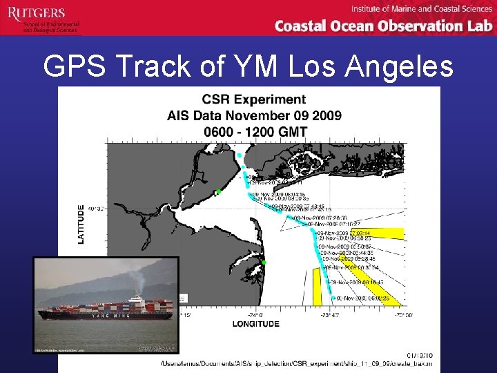 GPS Track of YM Los Angeles 