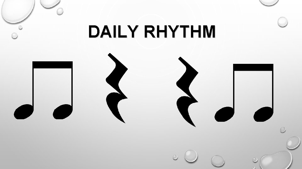 DAILY RHYTHM 