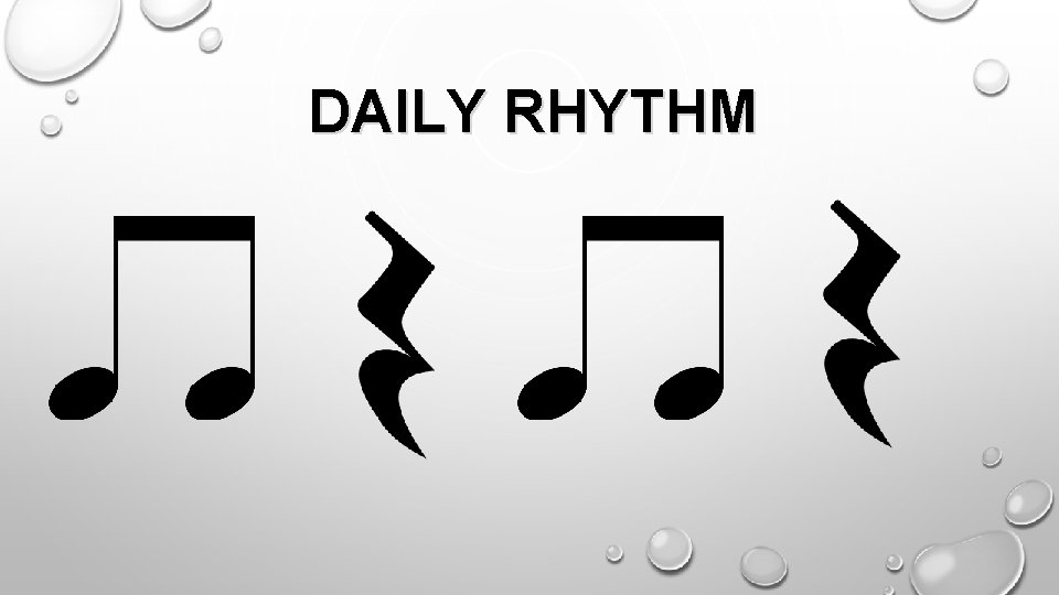 DAILY RHYTHM 