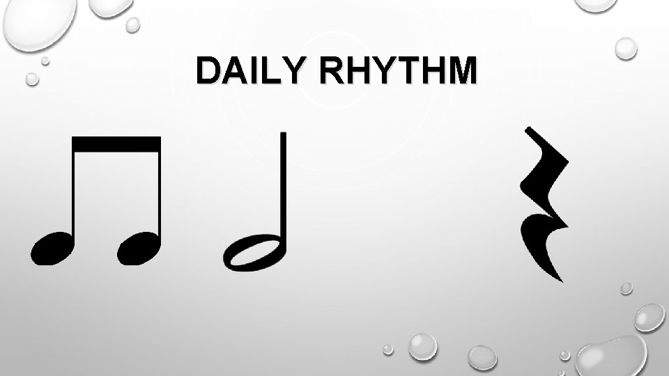 DAILY RHYTHM 