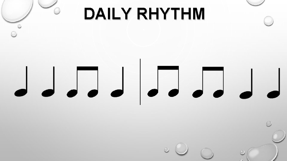 DAILY RHYTHM 