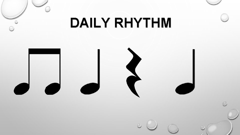 DAILY RHYTHM 