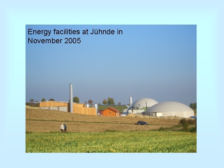 Energy facilities at Jühnde in November 2005 