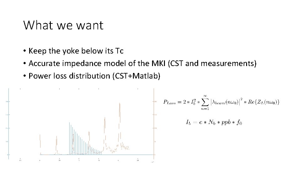 What we want • Keep the yoke below its Tc • Accurate impedance model