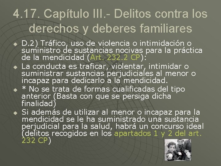 4. 17. Capítulo III. - Delitos contra los derechos y deberes familiares u u