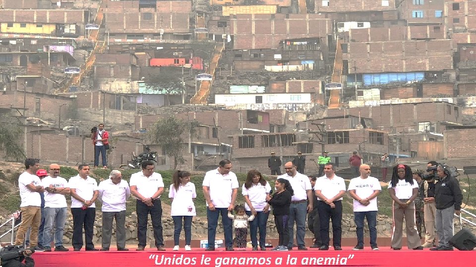 “Unidos le ganamos a la anemia” 