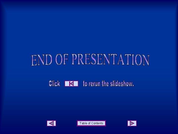 Table of Contents Table of Contents