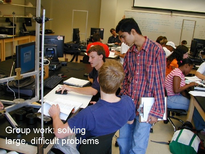 Group work: solving large, difficult problems 