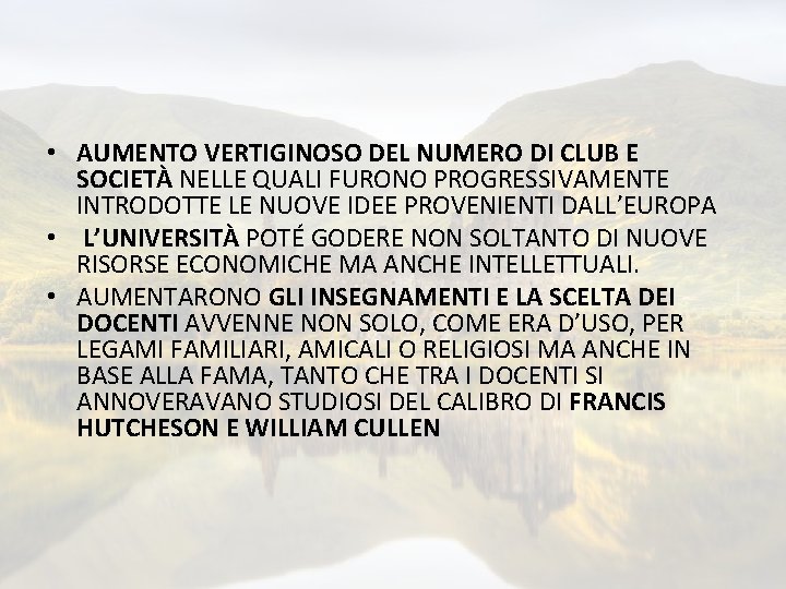  • AUMENTO VERTIGINOSO DEL NUMERO DI CLUB E SOCIETÀ NELLE QUALI FURONO PROGRESSIVAMENTE