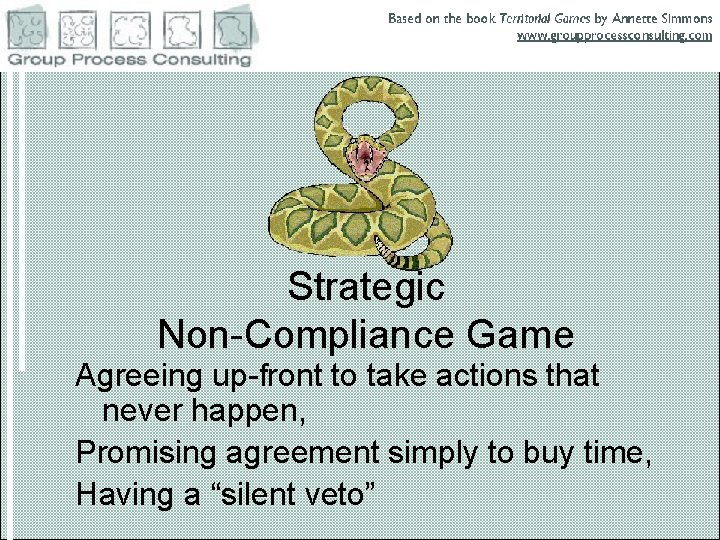 Strategic Non-Compliance Game Agreeing up-front to take actions that never happen, Promising agreement simply