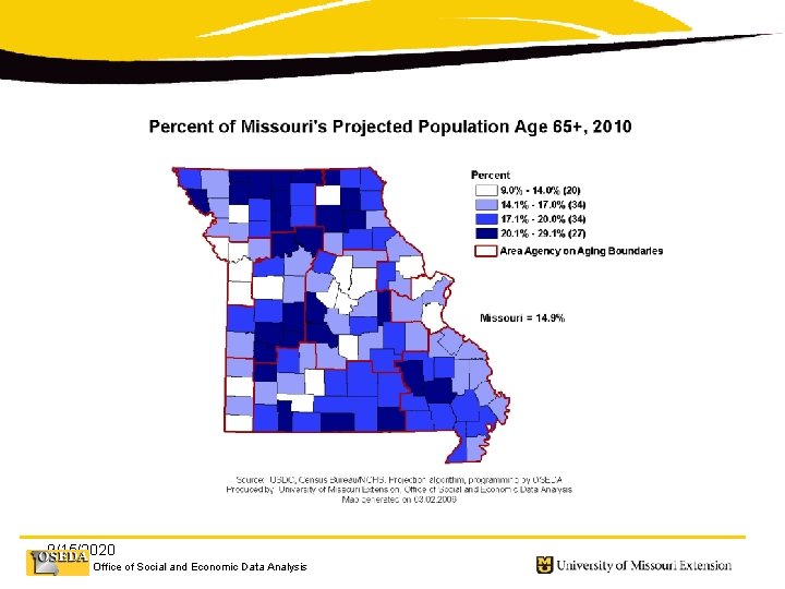 9/15/2020 Office of Social and Economic Data Analysis 