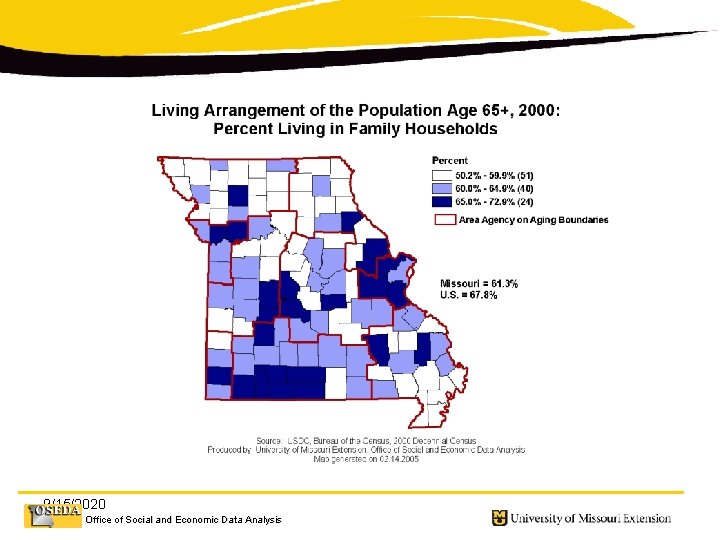 9/15/2020 Office of Social and Economic Data Analysis 