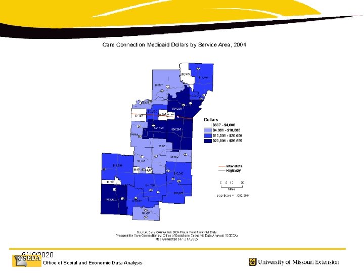 9/15/2020 Office of Social and Economic Data Analysis 