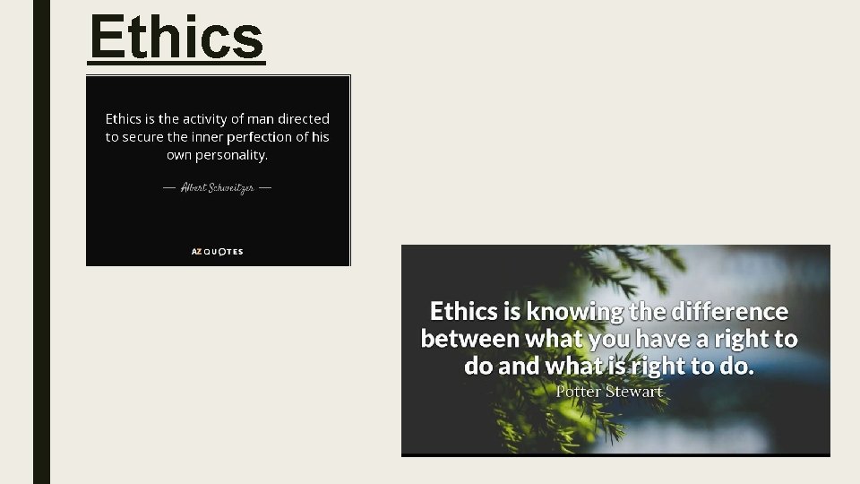 Ethics 