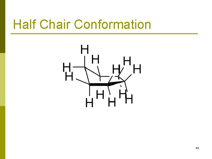 Half Chair Conformation 41 