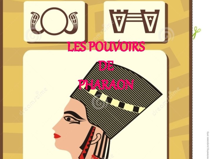 LES POUVOIRS DE PHARAON 