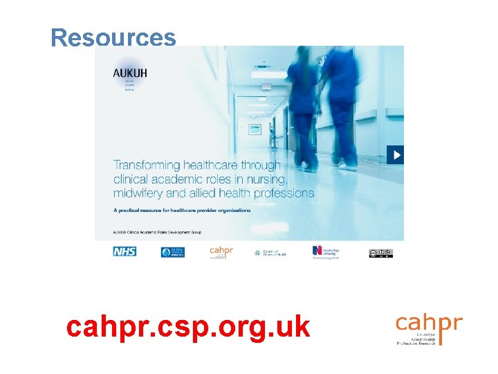 Resources cahpr. csp. org. uk 