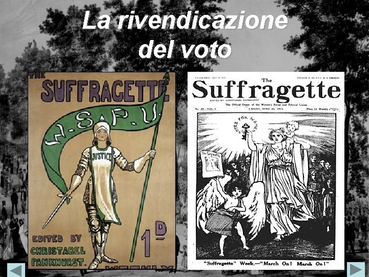 La rivendicazione del voto 