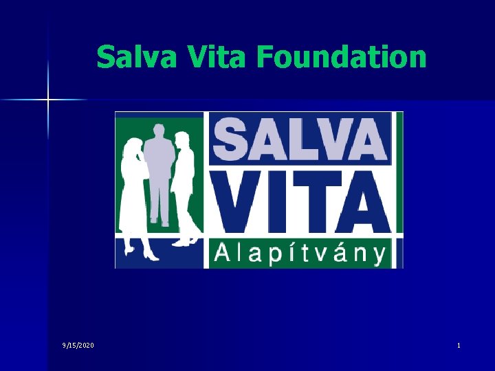 Salva Vita Foundation 9/15/2020 1 