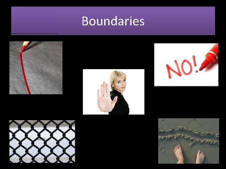 Boundaries 