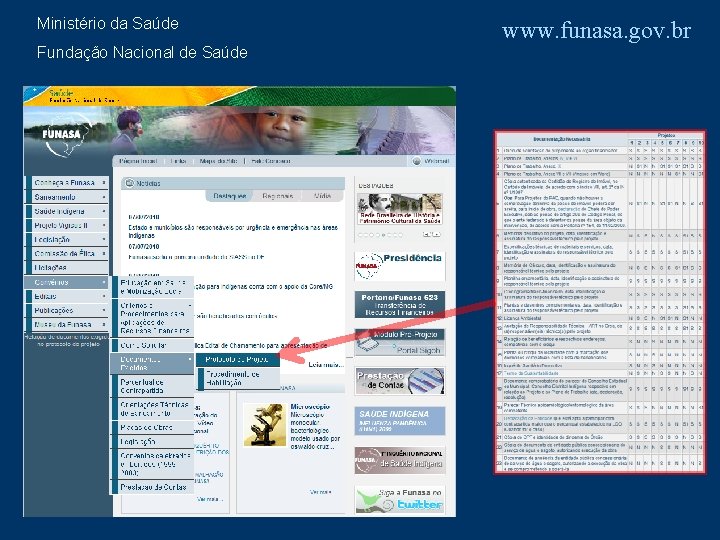 Ministério da Saúde Fundação Nacional de Saúde www. funasa. gov. br 