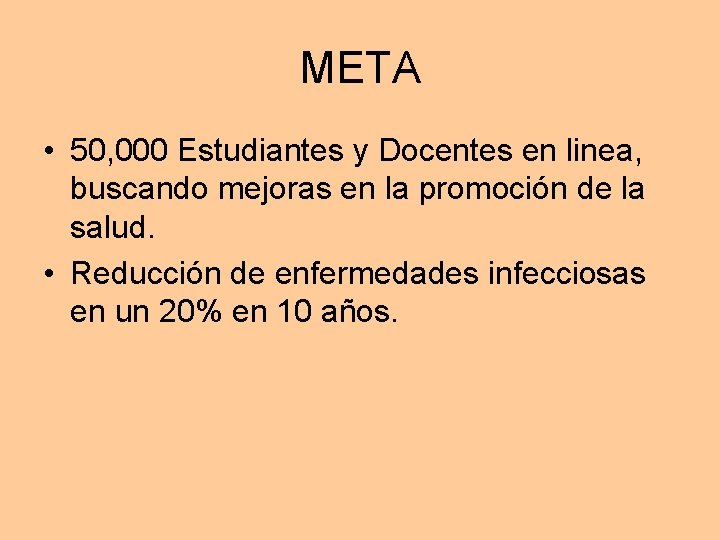 META • 50, 000 Estudiantes y Docentes en linea, buscando mejoras en la promoción