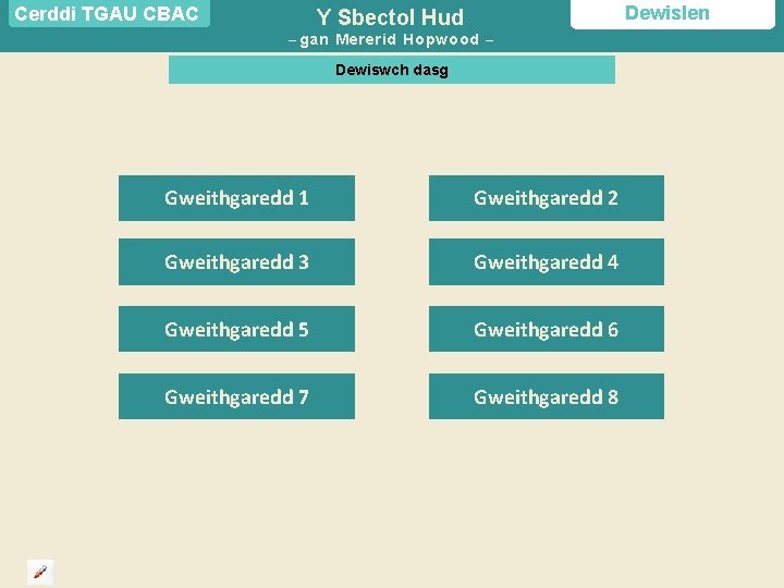 Cerddi TGAU CBAC Dewislen Y Sbectol Hud – gan Mererid Hopwood – – Dewiswch