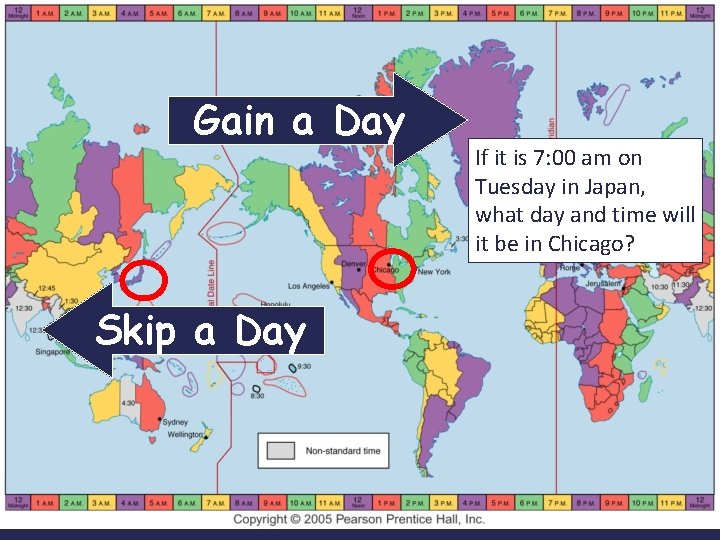 Gain a Day Skip a Day If it is 7: 00 am on Tuesday