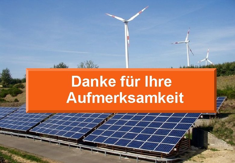 Danke für Ihre Aufmerksamkeit Energiewende | Informationsreihe | PV-Anlagen-Vergleich: Süd Ost-West Wolfgang Thiel 14