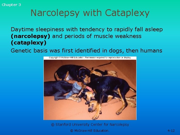 Chapter 3 Narcolepsy with Cataplexy Daytime sleepiness with tendency to rapidly fall asleep (narcolepsy)