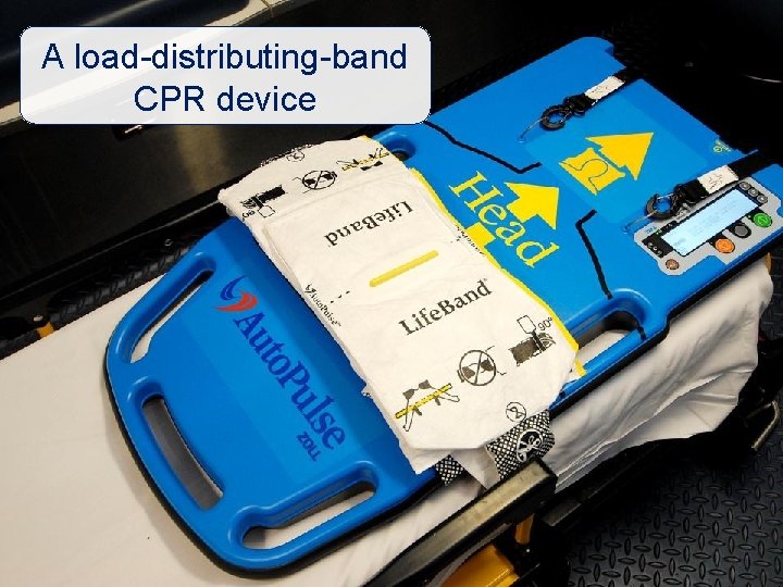 A load-distributing-band CPR device 