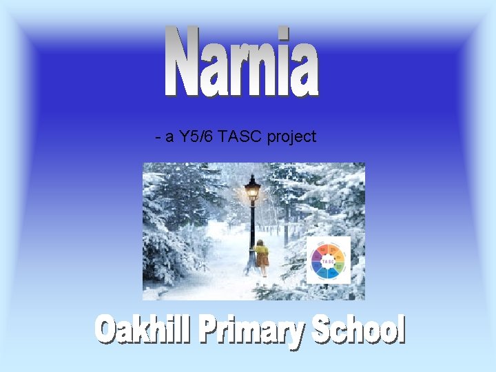 - a Y 5/6 TASC project 